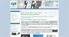 Desktop Screenshot of custompackinc.com